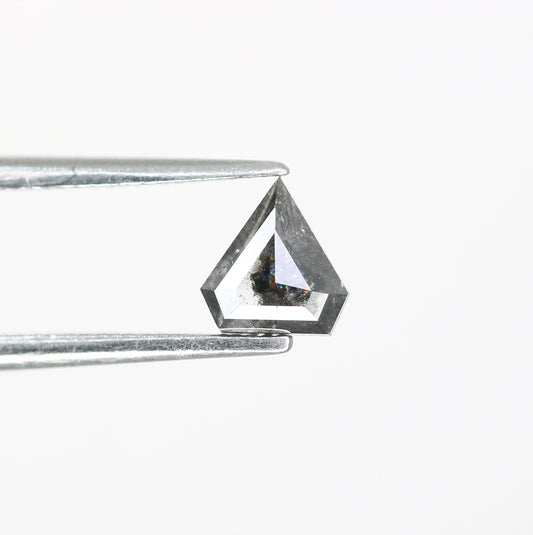 0.43 CT Diamond Shape Loose Salt and Pepper 5.40 MM Diamond for Engagement Ring and Custom Fine Jewelry - JayKrishna Diamond