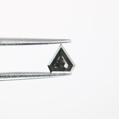 0.43 CT Diamond Shape Loose Salt and Pepper 5.40 MM Diamond for Engagement Ring and Custom Fine Jewelry - JayKrishna Diamond