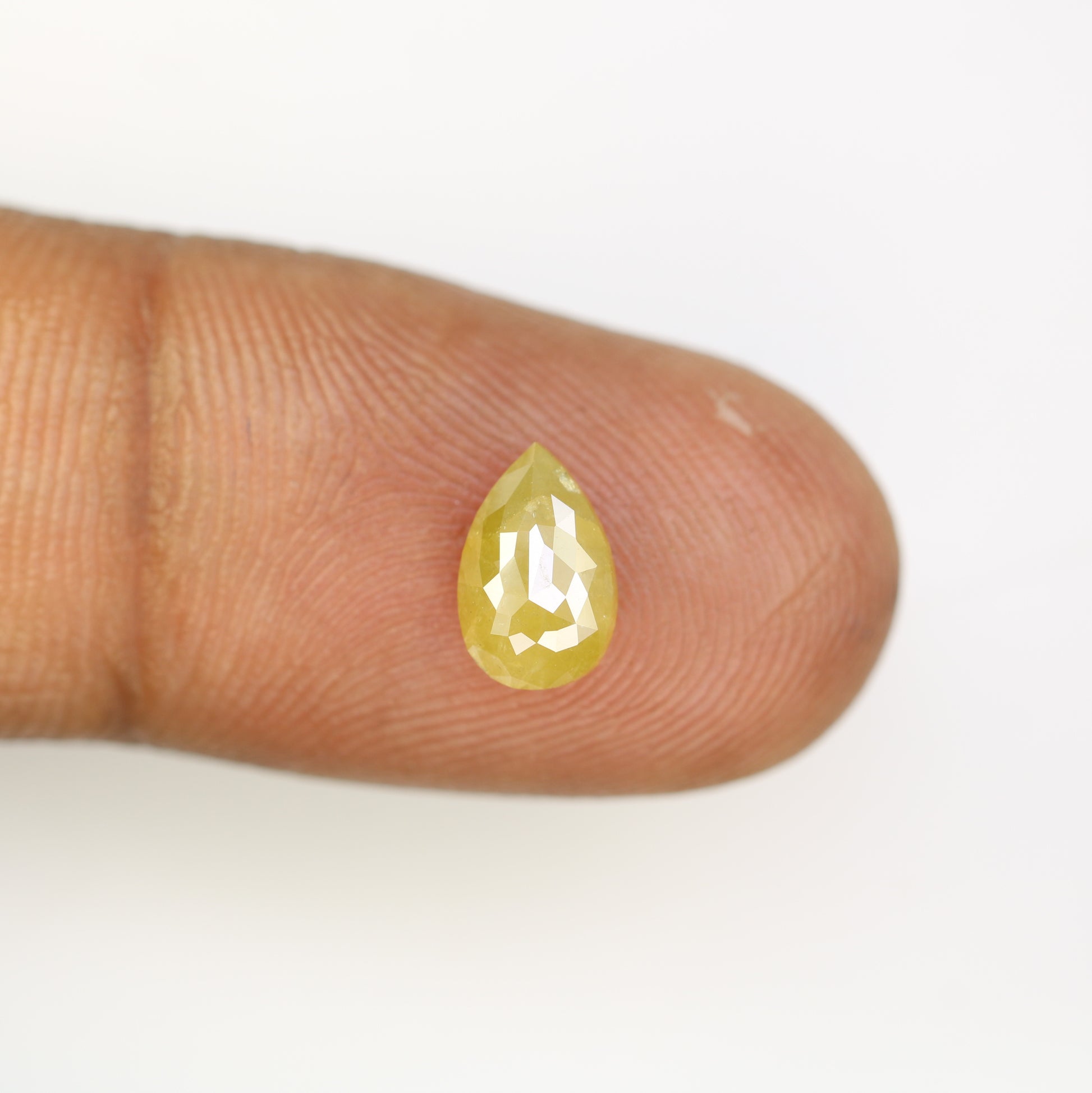 1.52 Carat Natural Yellow Loose Pear Cut Diamond For Galaxy Ring - JayKrishna Diamond