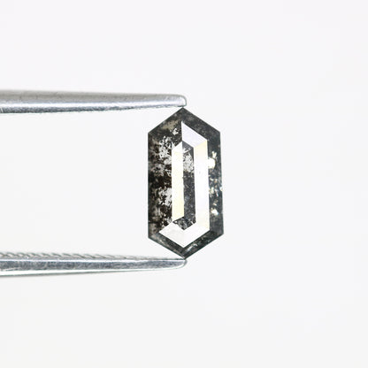 0.63 CT Elongated Hexagon Shape Salt and Pepper Diamond (7.80 MM) for a Striking Engagement Ring: Distinctive Gemstone Jewelry Piece - JayKrishna Diamond