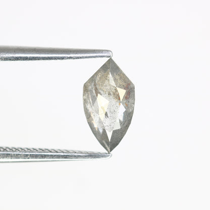 0.71 Carat Geometric Shape 8.30 MM Salt And Pepper Diamond For Wedding Ring - JayKrishna Diamond
