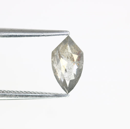 0.71 Carat Geometric Shape 8.30 MM Salt And Pepper Diamond For Wedding Ring - JayKrishna Diamond