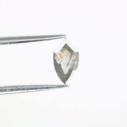 0.71 Carat Geometric Shape 8.30 MM Salt And Pepper Diamond For Wedding Ring - JayKrishna Diamond