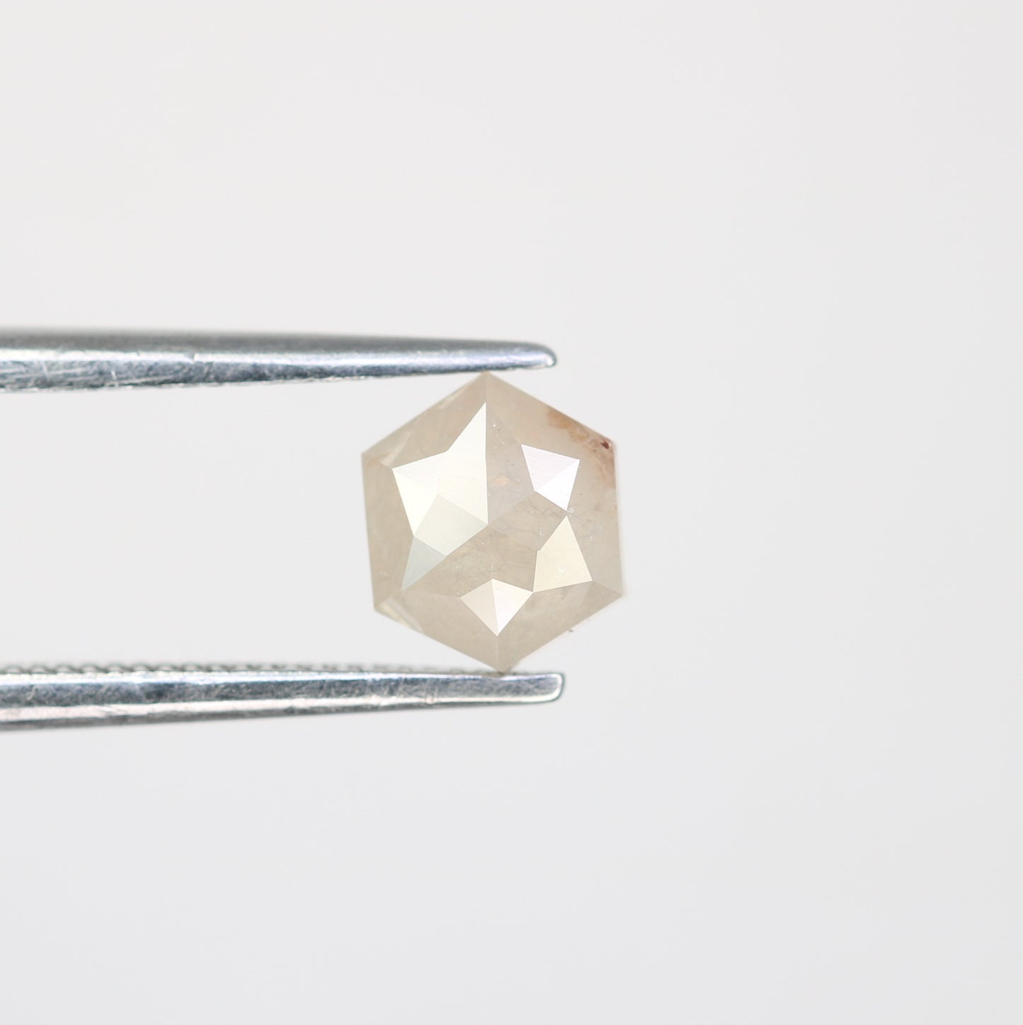 0.79 Carat Natural Loose Grey Hexagon Shaped Diamond For Engagement Ring - JayKrishna Diamond