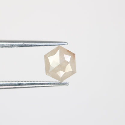 0.79 Carat Natural Loose Grey Hexagon Shaped Diamond For Engagement Ring - JayKrishna Diamond