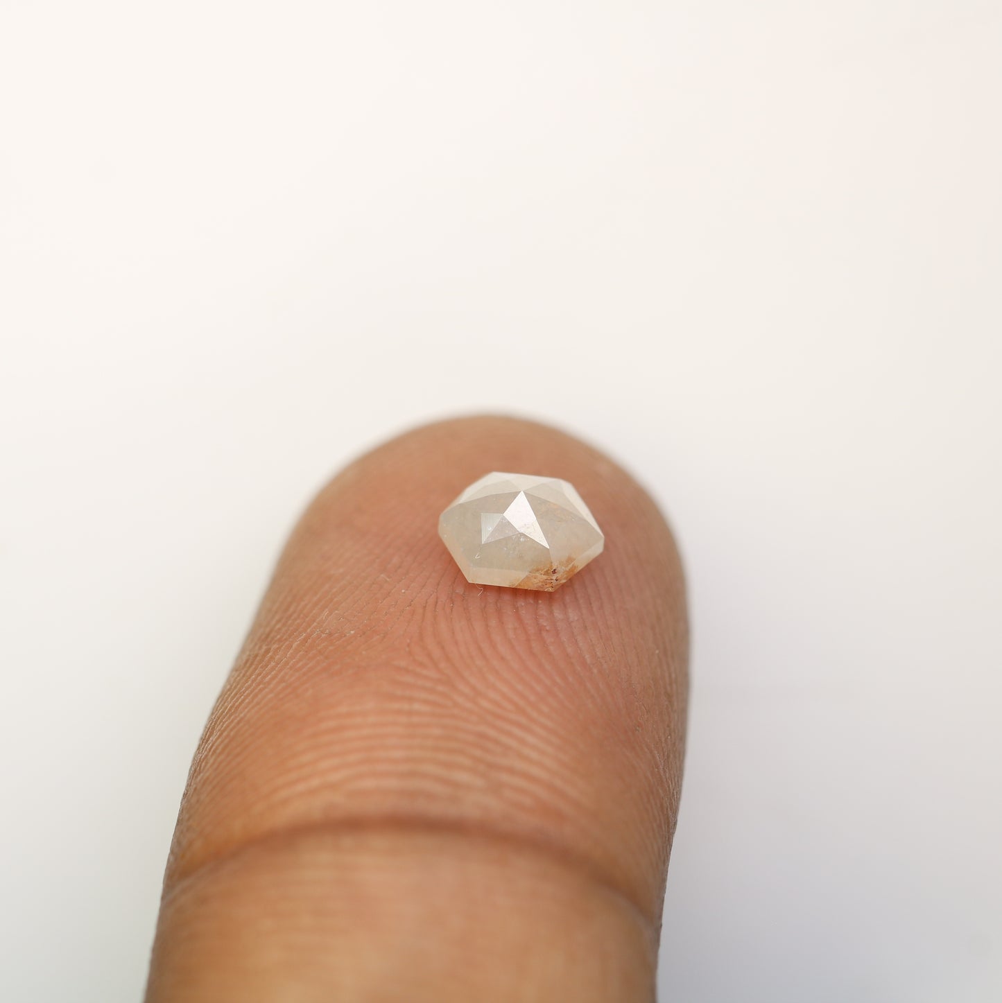 0.79 Carat Natural Loose Grey Hexagon Shaped Diamond For Engagement Ring - JayKrishna Diamond