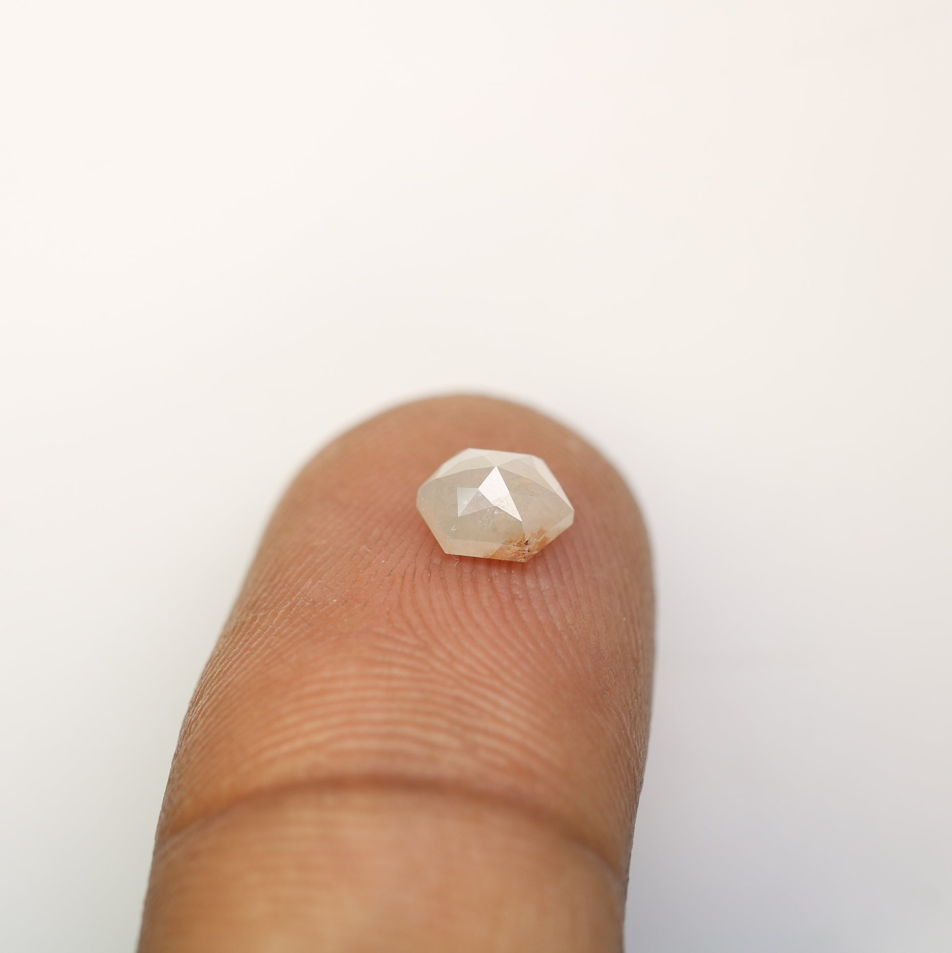 0.79 Carat Natural Loose Grey Hexagon Shaped Diamond For Engagement Ring - JayKrishna Diamond