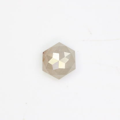 0.79 Carat Natural Loose Grey Hexagon Shaped Diamond For Engagement Ring - JayKrishna Diamond