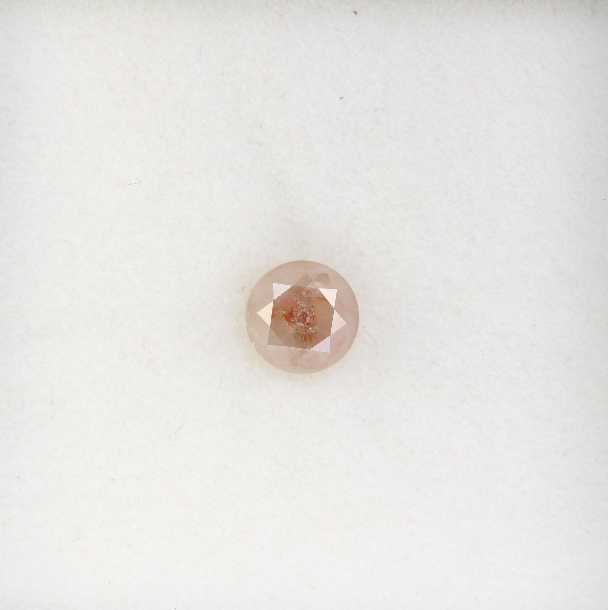 1.43 CT Loose Round Brilliant Cut Peach Diamond For Engagement Ring - JayKrishna Diamond