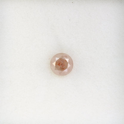 1.43 CT Loose Round Brilliant Cut Peach Diamond For Engagement Ring - JayKrishna Diamond