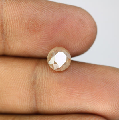 1.82 CT Natural Round Brilliant Cut Peach Loose Diamond For Engagement Ring - JayKrishna Diamond