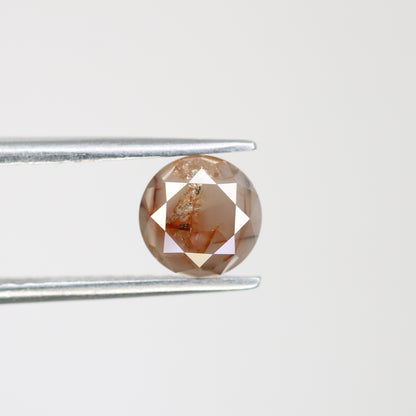 1.40 CT Peach Round Brilliant Cut Natural Diamond For Engagement Ring - JayKrishna Diamond