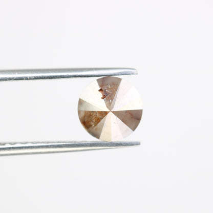 1.40 CT Peach Round Brilliant Cut Natural Diamond For Engagement Ring - JayKrishna Diamond