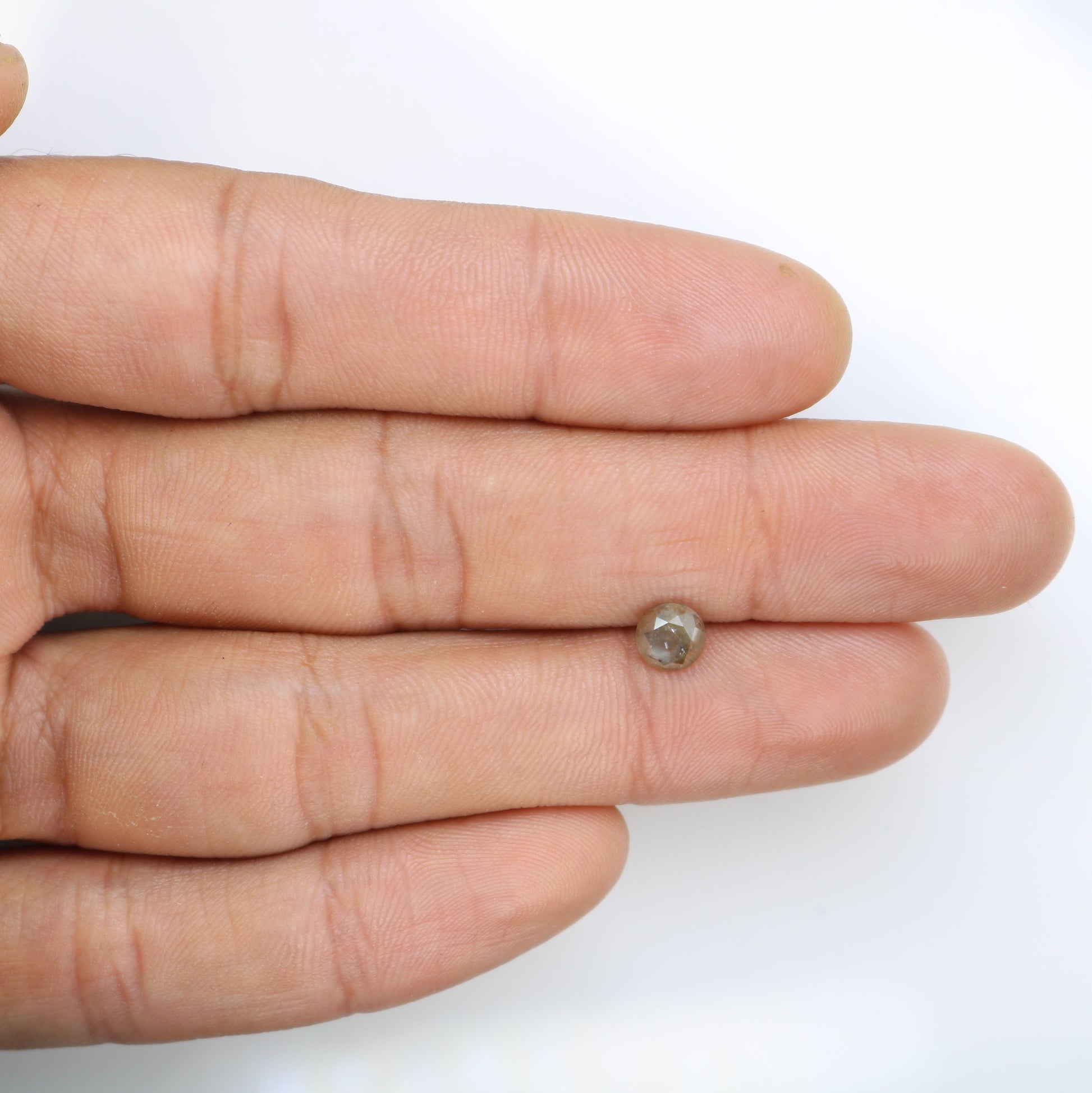1.16 CT Round Brilliant Cut Grey Loose Diamond For Engagement Ring - JayKrishna Diamond