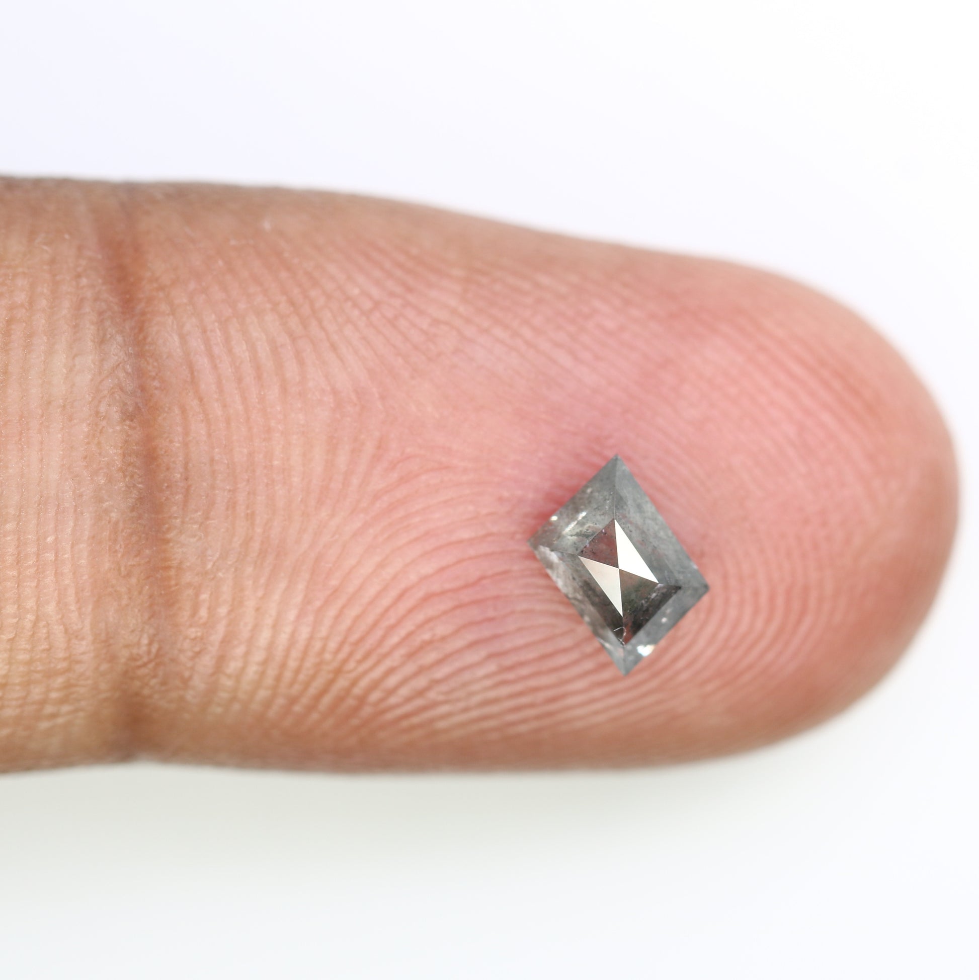 0.60 Carat Geometric Salt and Pepper Diamond – Distinctive Loose Gem for Unique Galaxy Ring Designs - JayKrishna Diamond