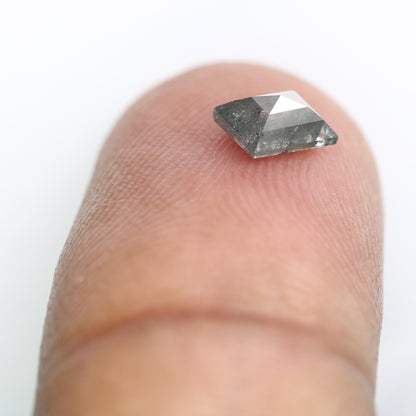 0.60 Carat Geometric Salt and Pepper Diamond – Distinctive Loose Gem for Unique Galaxy Ring Designs - JayKrishna Diamond
