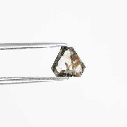 0.63 Carat Triangle Shape Loose Natural Salt and Pepper Diamond (5 MM) for a Distinctive Wedding Ring: Elegant Gemstone Jewelry Choice - JayKrishna Diamond