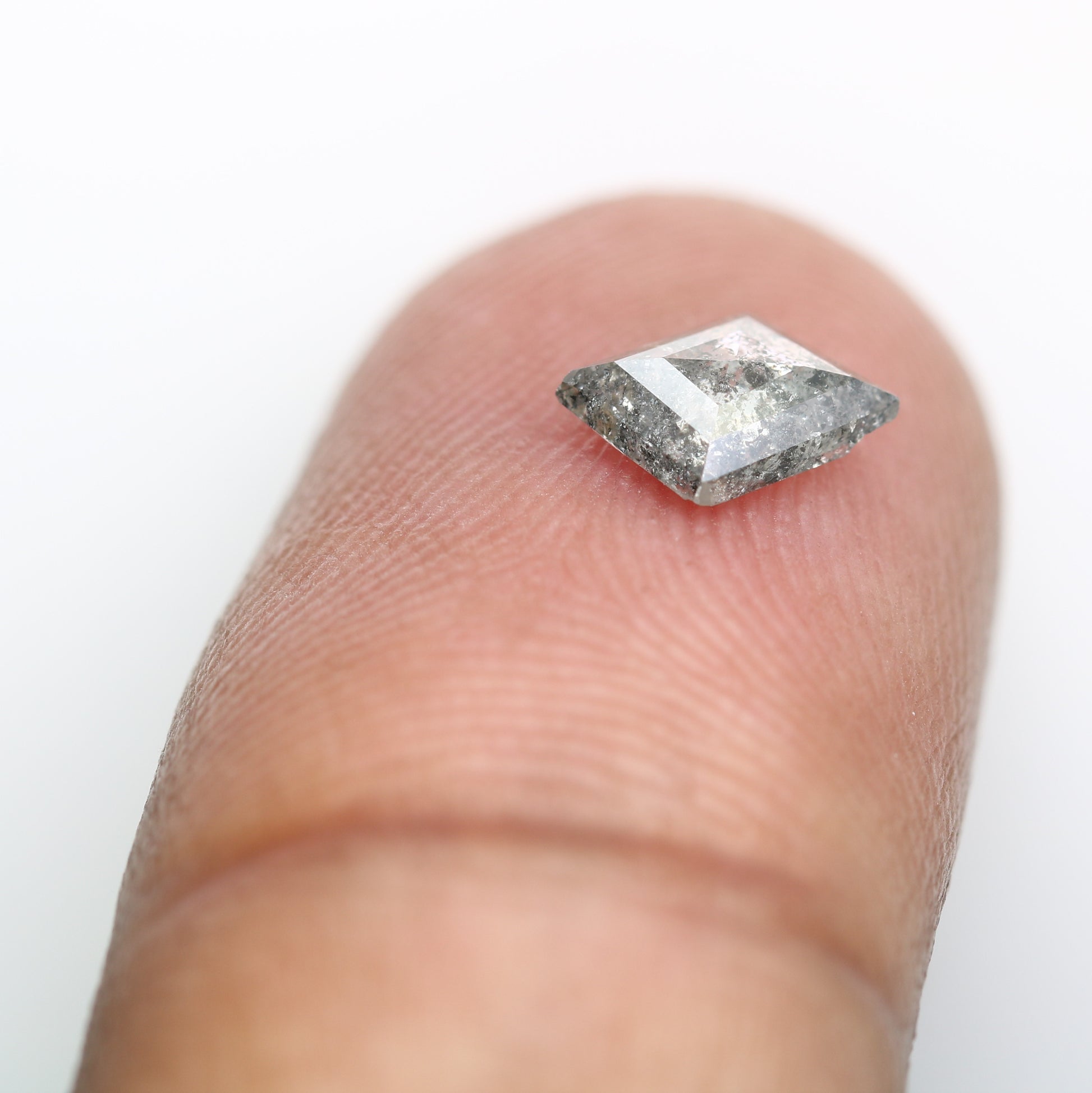 0.67 Carat Loose Geometric Shape Salt and Pepper Grey Diamond for Galaxy Ring - Unique Gemstone for Celestial-Inspired Jewelry Designs - JayKrishna Diamond