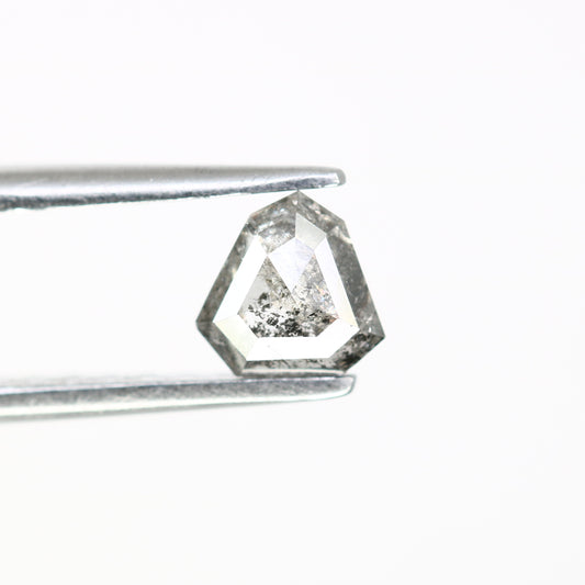 0.51 Carat Shield Shape Diamond 5 MM Loose Salt And Pepper Diamond For Wedding Ring - JayKrishna Diamond