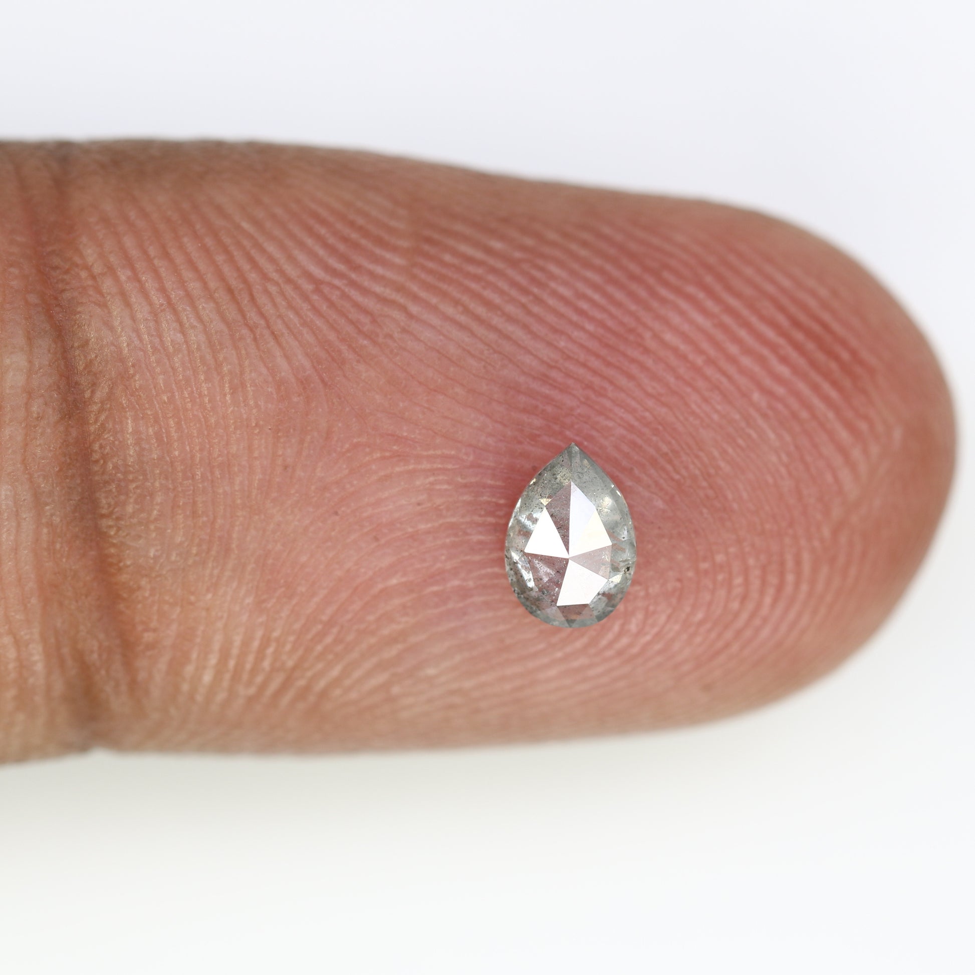 Unique 0.34 Carat Pear Shape Salt & Pepper Diamond | Perfect for Engagement Rings - JayKrishna Diamond