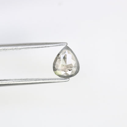 0.46 Carat Pear Shape Salt And Pepper Diamond | Loose Natural Diamond for Wedding or Engagement Ring - JayKrishna Diamond