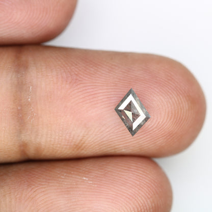 0.49 Ct Salt And Pepper Diamond Kite Shape Loose Diamond For Galaxy Diamond Ring - JayKrishna Diamond
