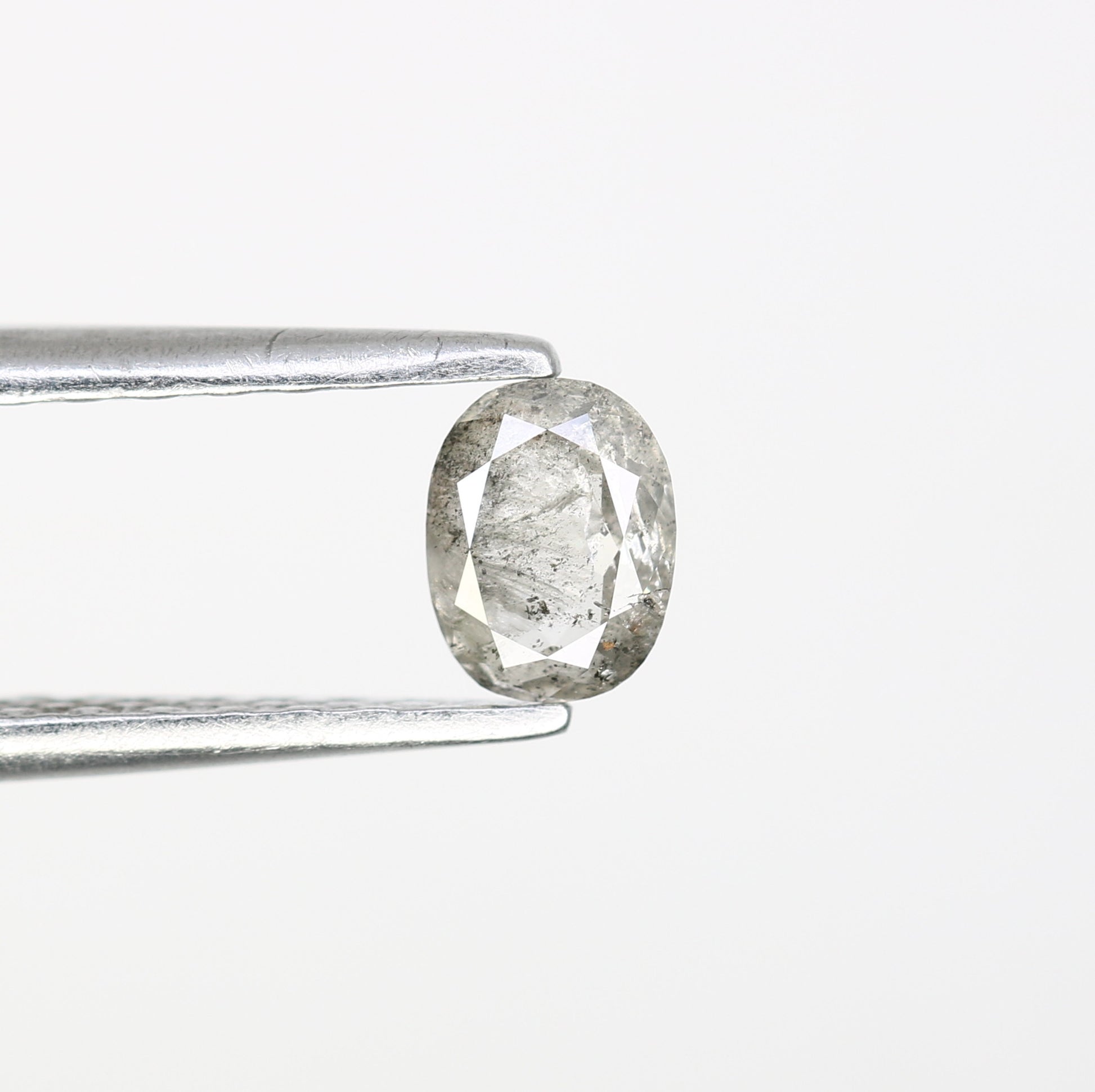 0.28 Carat Salt and Pepper Loose Oval Cut Diamond – Perfect for Galaxy Rings | Unique Salt and Pepper Oval Diamond - JayKrishna Diamond