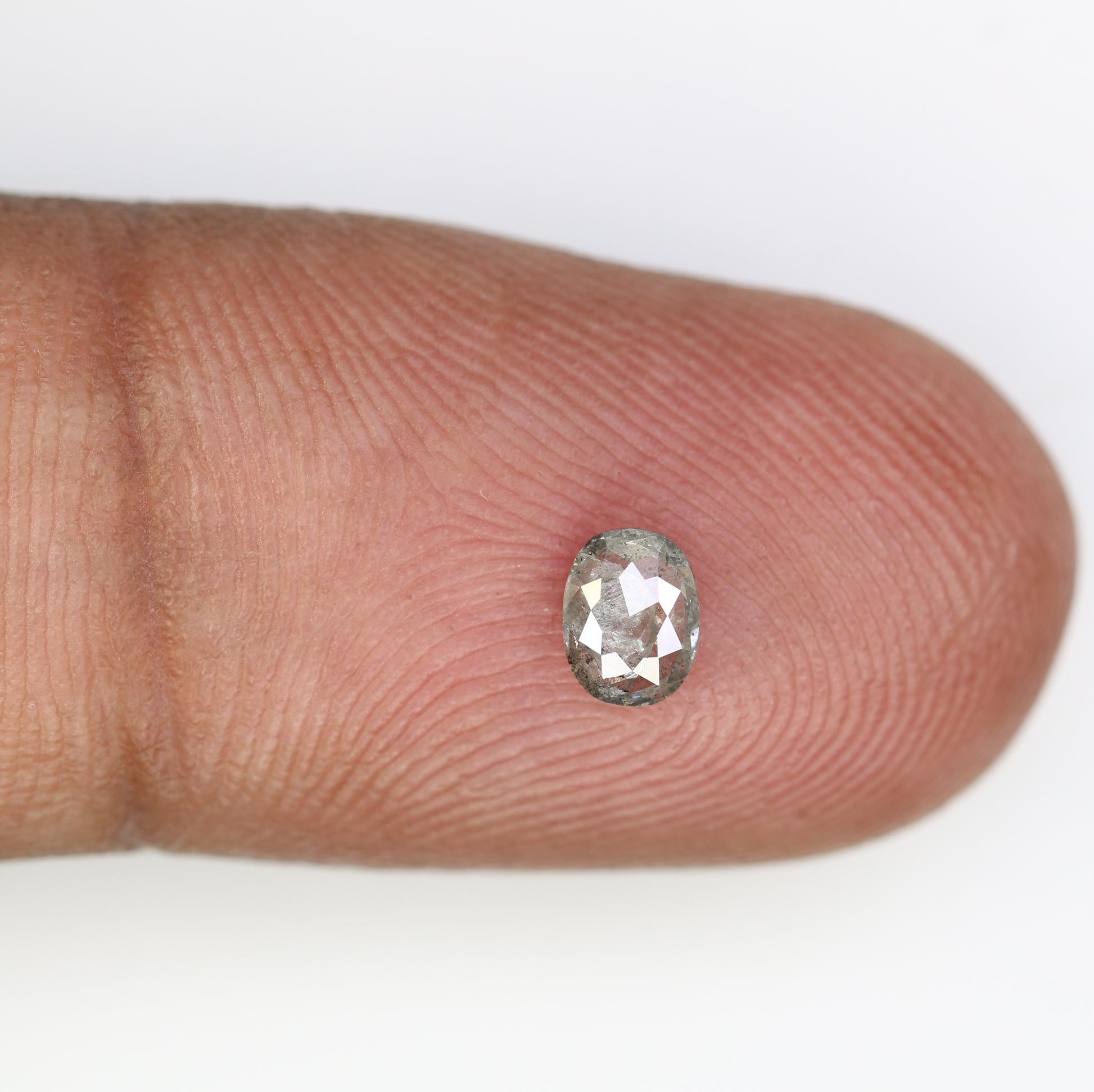 0.28 Carat Salt and Pepper Loose Oval Cut Diamond – Perfect for Galaxy Rings | Unique Salt and Pepper Oval Diamond - JayKrishna Diamond