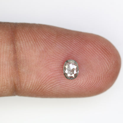0.28 Carat Salt and Pepper Loose Oval Cut Diamond – Perfect for Galaxy Rings | Unique Salt and Pepper Oval Diamond - JayKrishna Diamond