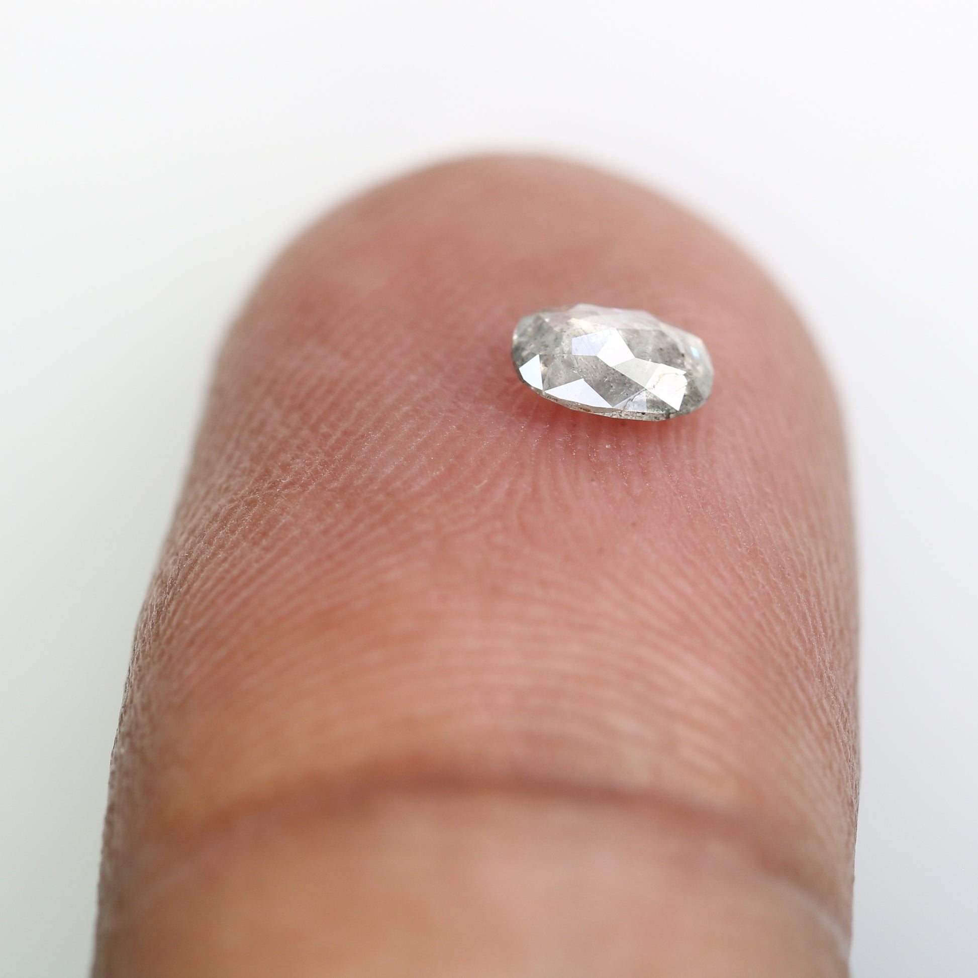 0.28 Carat Salt and Pepper Loose Oval Cut Diamond – Perfect for Galaxy Rings | Unique Salt and Pepper Oval Diamond - JayKrishna Diamond