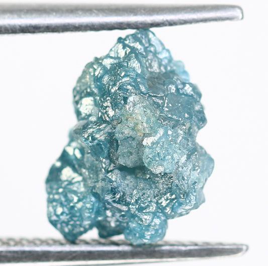 Raw Irregular Shape 2.26 CT Rough Blue Uncut Diamond For Promise Ring - JayKrishna Diamond