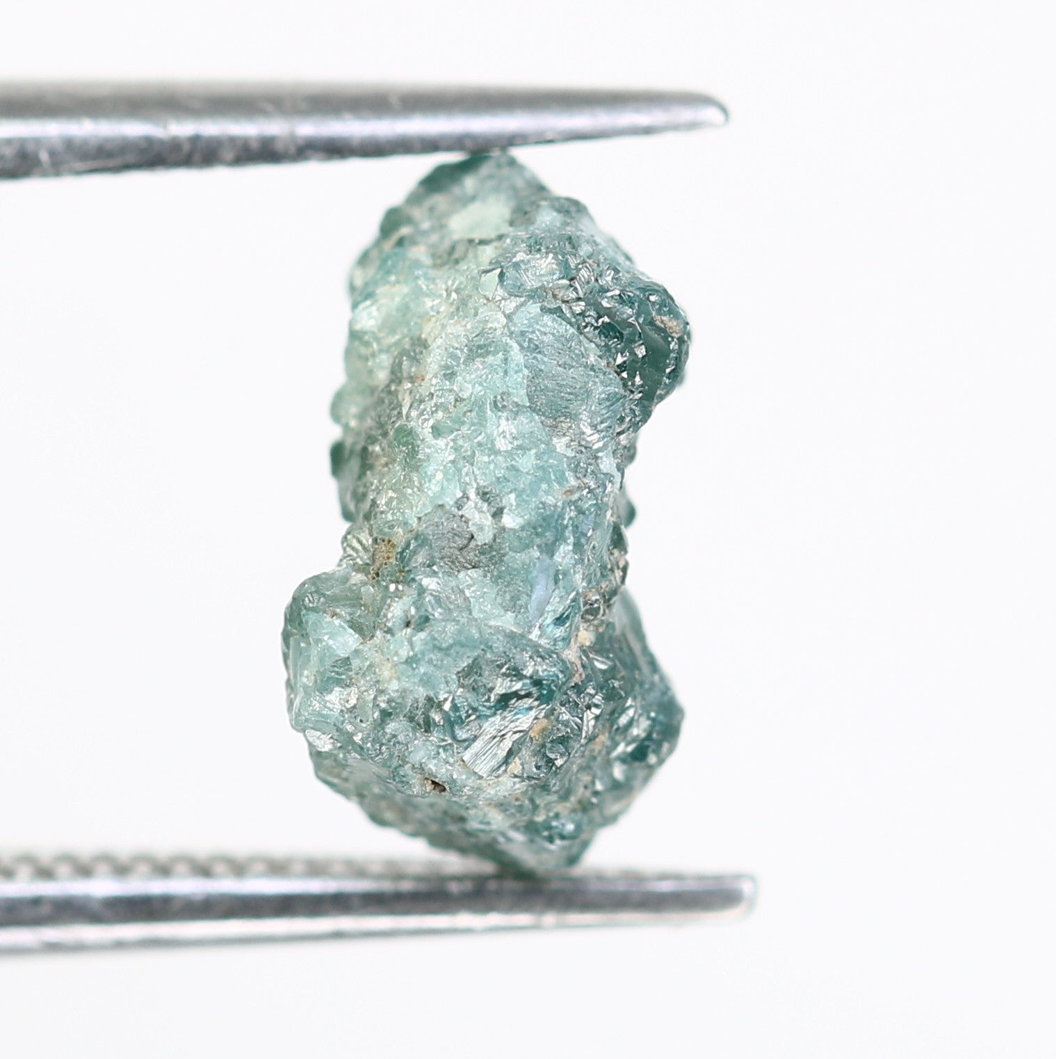 Uncut Irregular Shape 2.36 CT Blue Rough Raw Diamond For Statement Ring - JayKrishna Diamond
