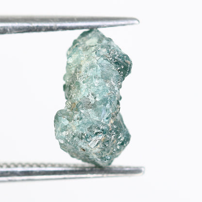 Uncut Irregular Shape 2.36 CT Blue Rough Raw Diamond For Statement Ring - JayKrishna Diamond