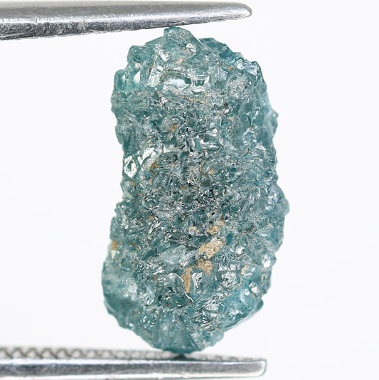 Blue Rough 2.54 CT Uncut Raw Irregular Shape Diamond For Unique Ring - JayKrishna Diamond