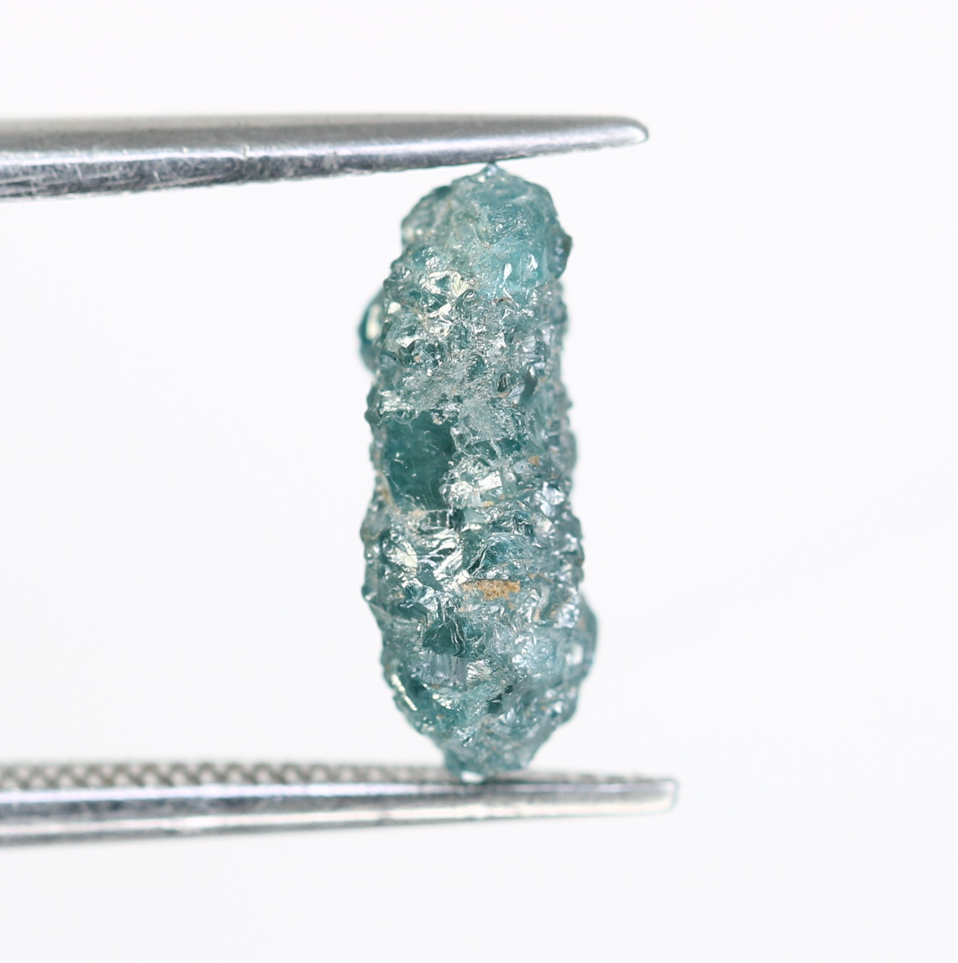Blue Rough 2.54 CT Uncut Raw Irregular Shape Diamond For Unique Ring - JayKrishna Diamond