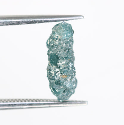 Blue Rough 2.54 CT Uncut Raw Irregular Shape Diamond For Unique Ring - JayKrishna Diamond