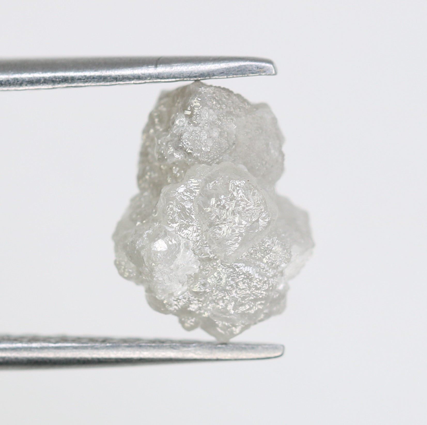 2.98 CT Rough White Irregular Cut Raw Natural Diamond For Engagement Ring - JayKrishna Diamond