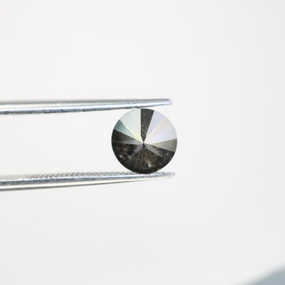 Natural Black Diamond 1.26 Carat Salt And Pepper Round Brilliant Cut Diamond - JayKrishna Diamond