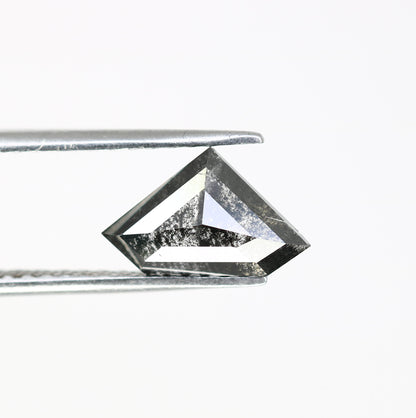 1.84 CT Diamond Cut 7.10 MM Salt And Pepper Diamond For Engagement Ring - JayKrishna Diamond