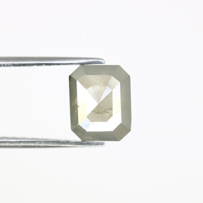 1.79 CT 8.40 MM Grey Emerald Shape Diamond For Engagement Ring - JayKrishna Diamond