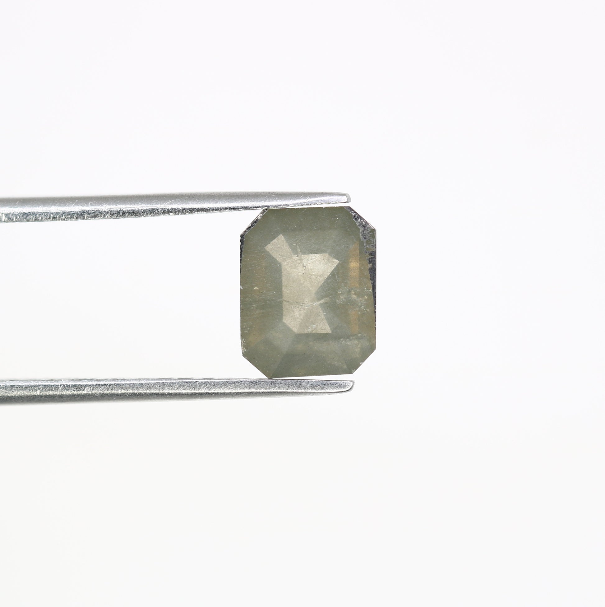 1.79 CT 8.40 MM Grey Emerald Shape Diamond For Engagement Ring - JayKrishna Diamond