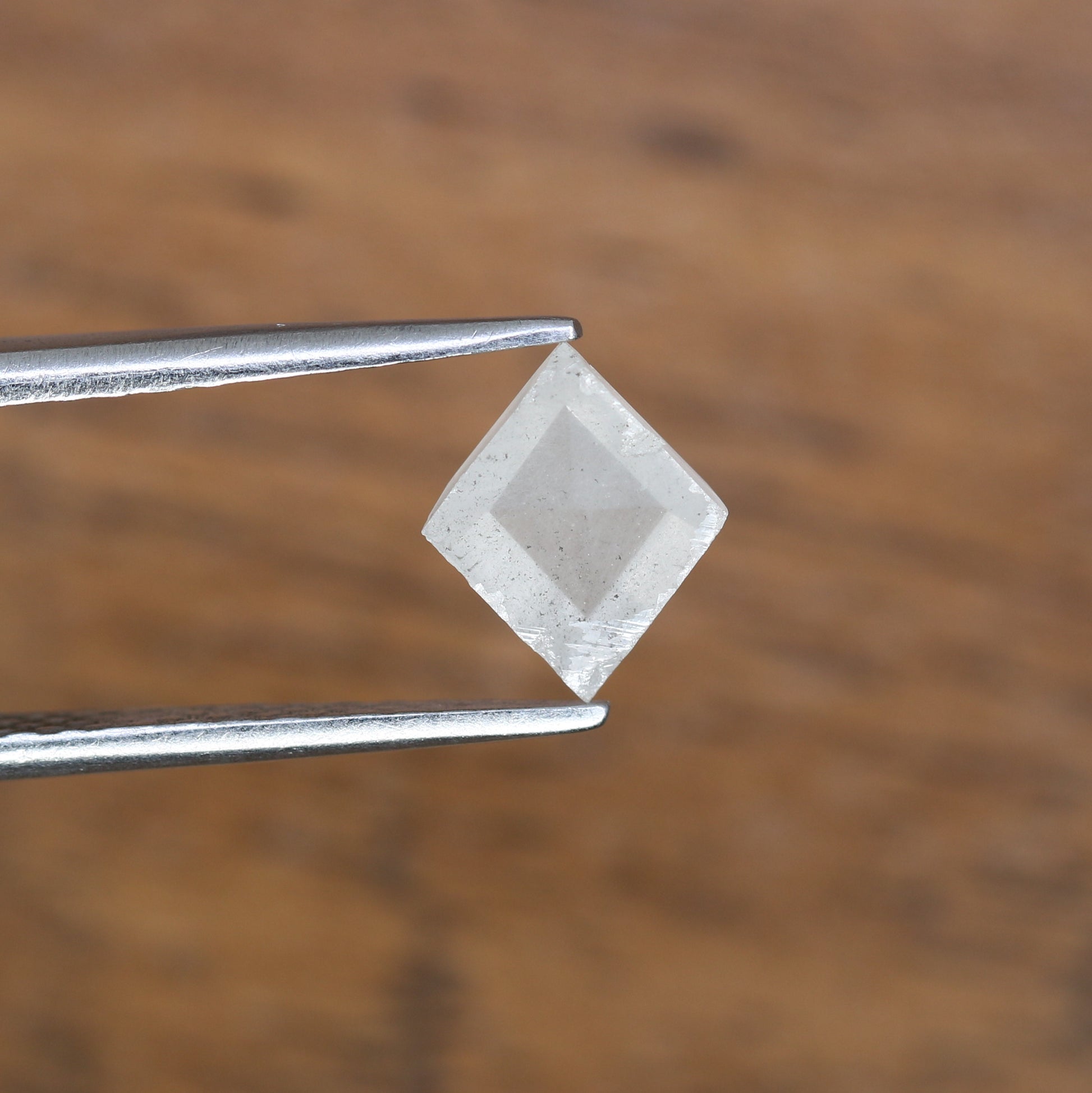 1.09 Carat Kite Cut 8.20 MM Natural Salt And Pepper Diamond For Wedding Ring - JayKrishna Diamond