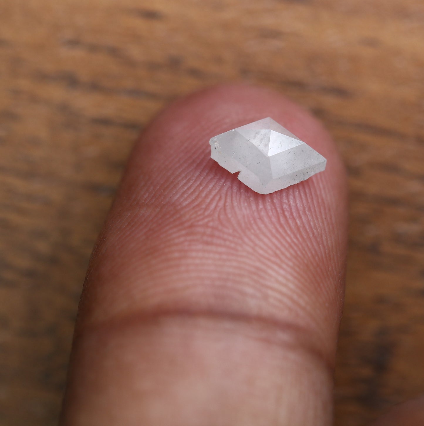 1.09 Carat Kite Cut 8.20 MM Natural Salt And Pepper Diamond For Wedding Ring - JayKrishna Diamond