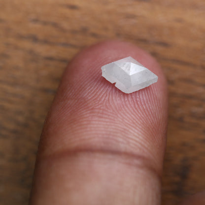1.09 Carat Kite Cut 8.20 MM Natural Salt And Pepper Diamond For Wedding Ring - JayKrishna Diamond
