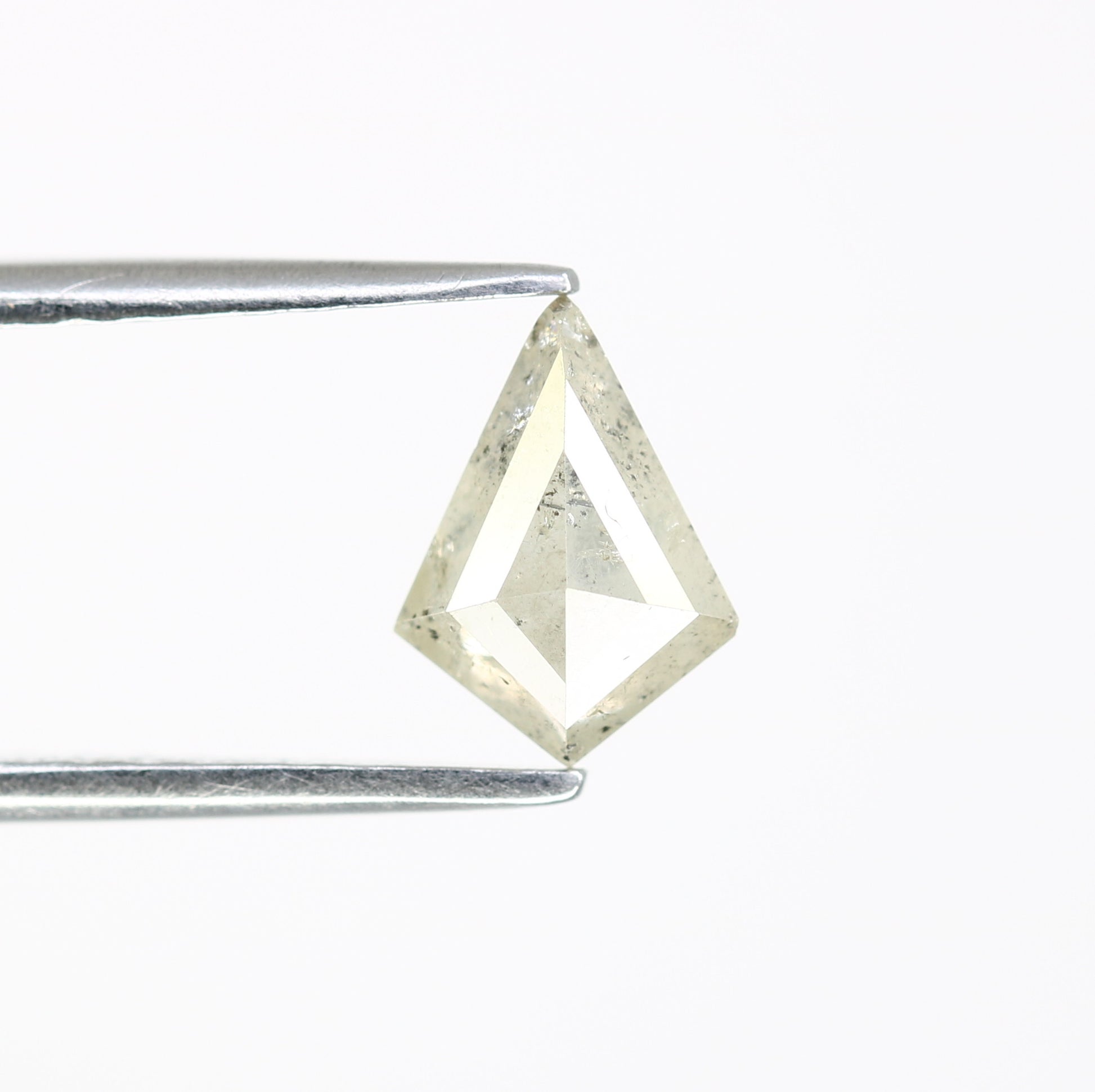 1.05 Carat Kite Cut 8.40 MM Natural Salt And Pepper Diamond For Wedding Ring - JayKrishna Diamond