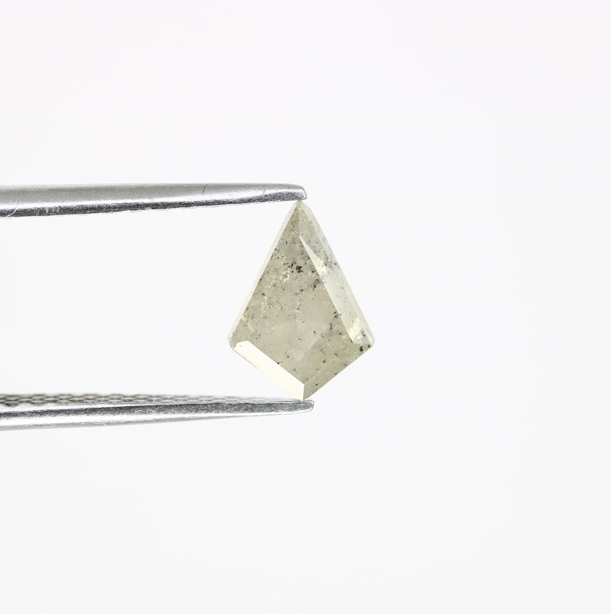 1.05 Carat Kite Cut 8.40 MM Natural Salt And Pepper Diamond For Wedding Ring - JayKrishna Diamond