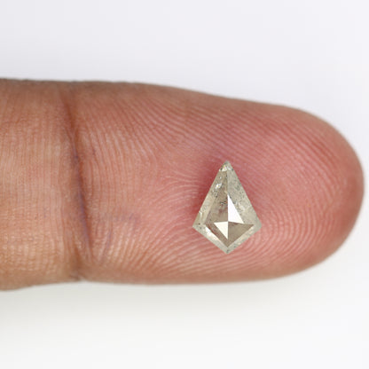 1.05 Carat Kite Cut 8.40 MM Natural Salt And Pepper Diamond For Wedding Ring - JayKrishna Diamond