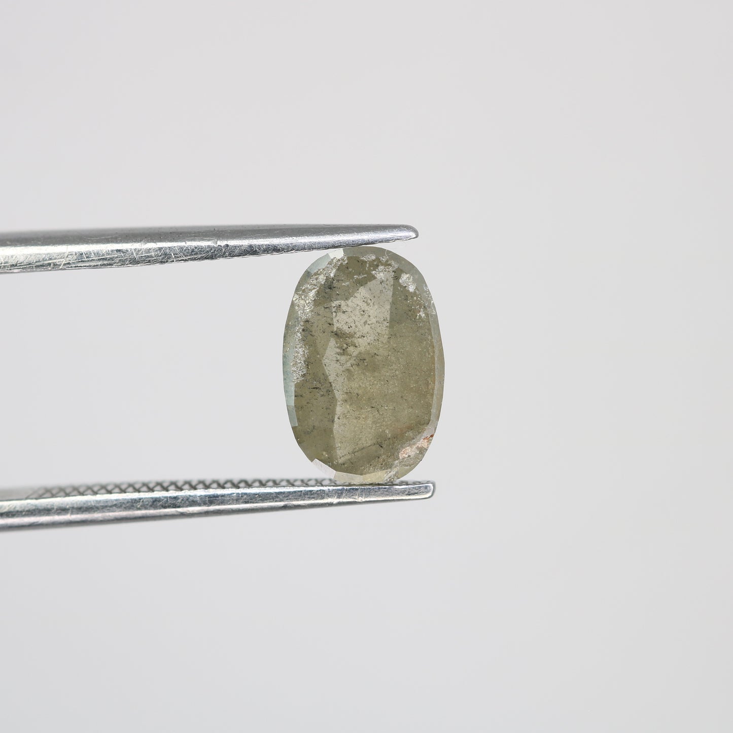 1.06 CT Natural Oval Shape Light Green Diamond For Engagement Ring - JayKrishna Diamond