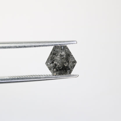 0.92 CT Triangle Shape Salt And Pepper Natural Diamond For Engagement Ring - JayKrishna Diamond