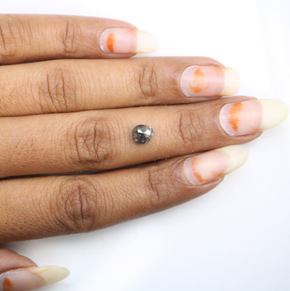 1.15 Carat Pear Shaped Natural Loose Salt And Pepper Diamond For Galaxy Ring - JayKrishna Diamond